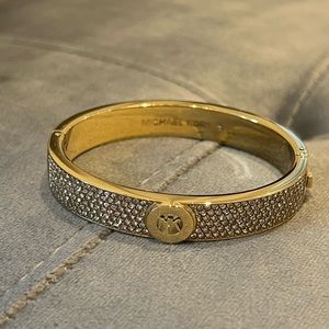 Michael Kors Gold Bracelet with diamonds